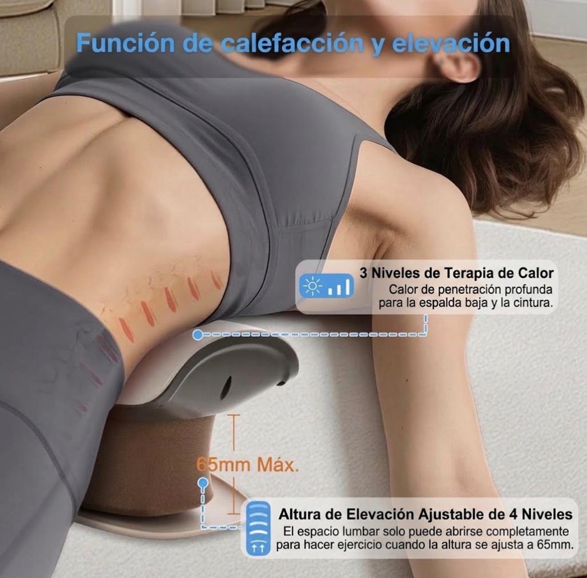 Electrolumb Pro - Deja de vivir con dolor en la zona lumbar; electroterapia, masaje de vibracion y terapia